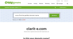 Desktop Screenshot of clarit-e.com